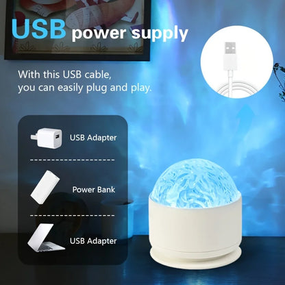 Northern Aurora/Water Ripple Projector Lamp LED