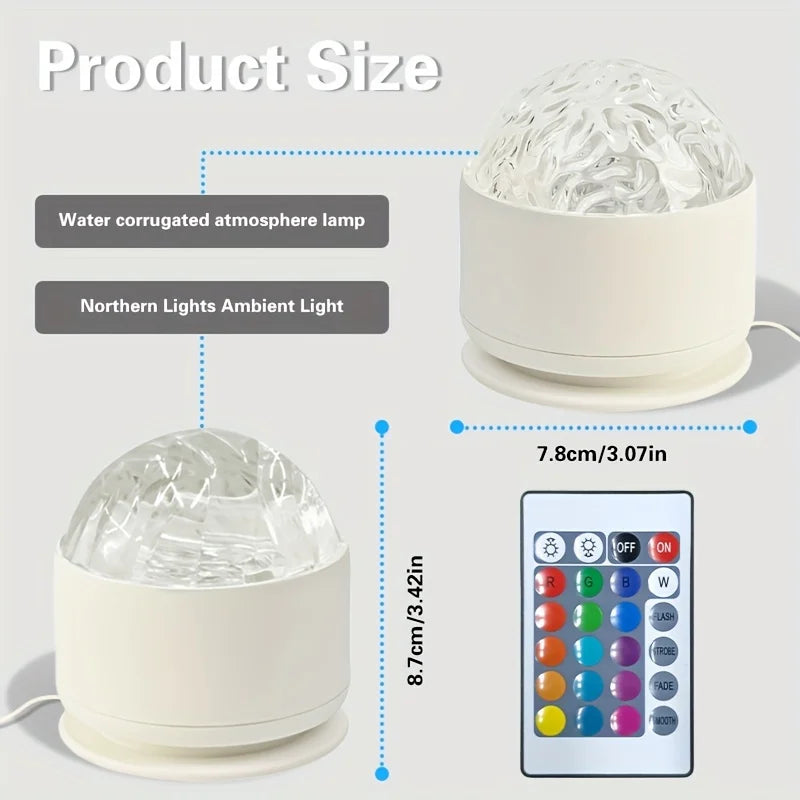 Northern Aurora/Water Ripple Projector Lamp LED