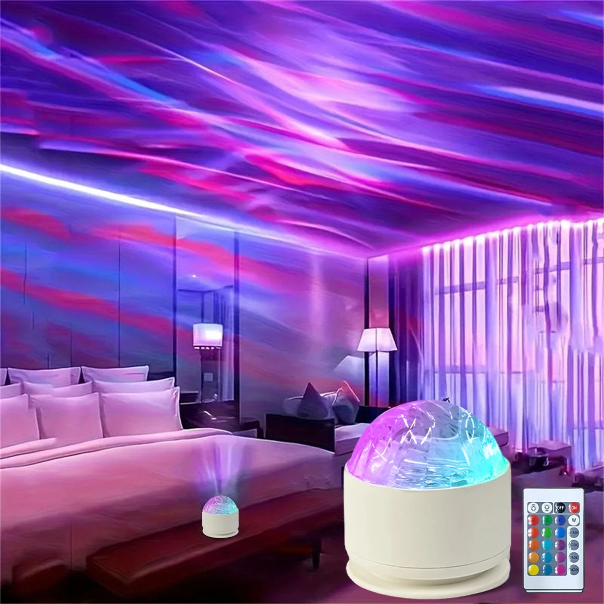 Northern Aurora/Water Ripple Projector Lamp LED